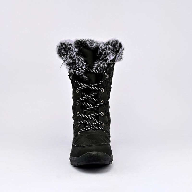 Women Thickened Fur Thermal Insulation Material Winter Boots Warm Snow Boots