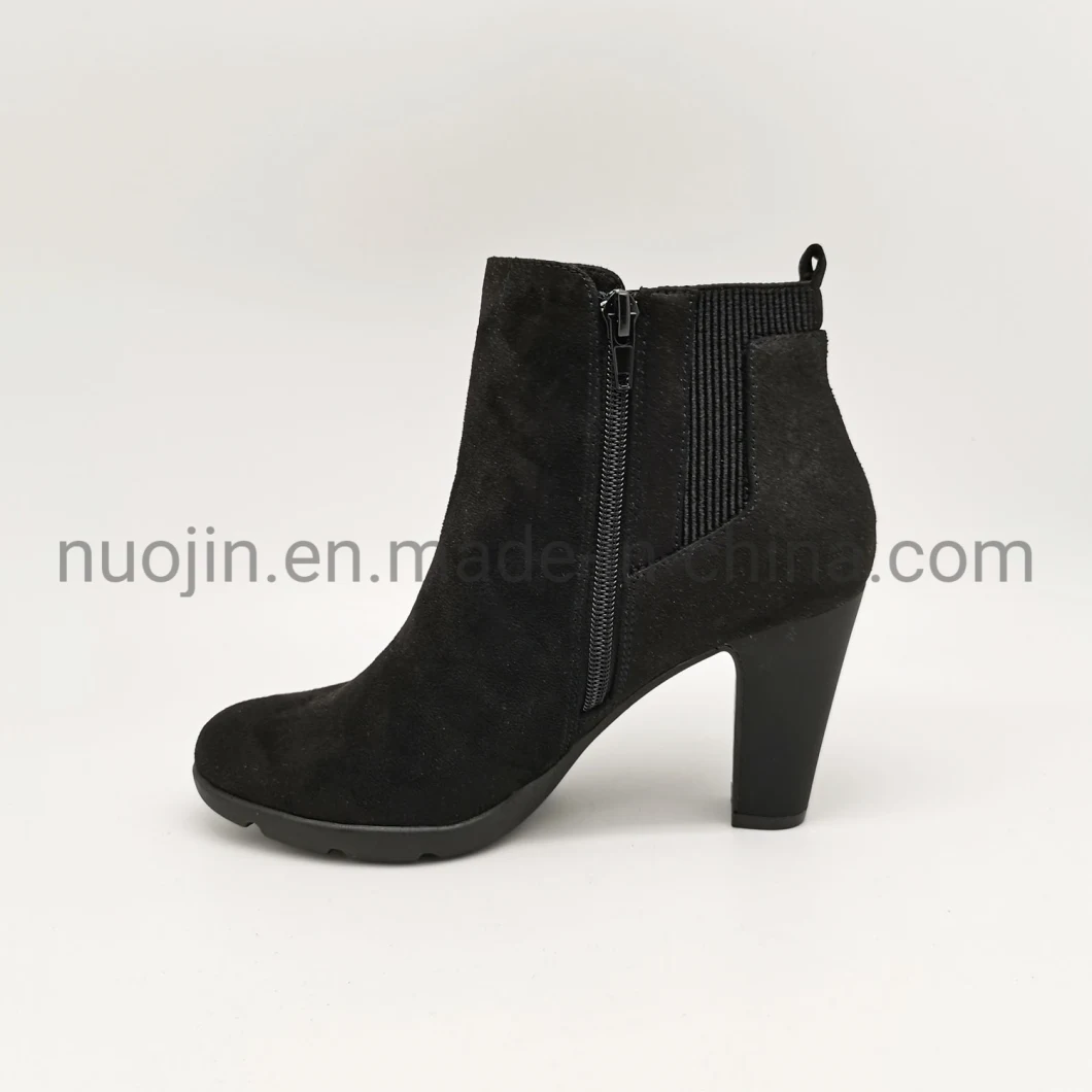 Thick Heel Short Custom Made Boots Women Shoes High Heels Zipper New Ladies Formal Luxury Boot